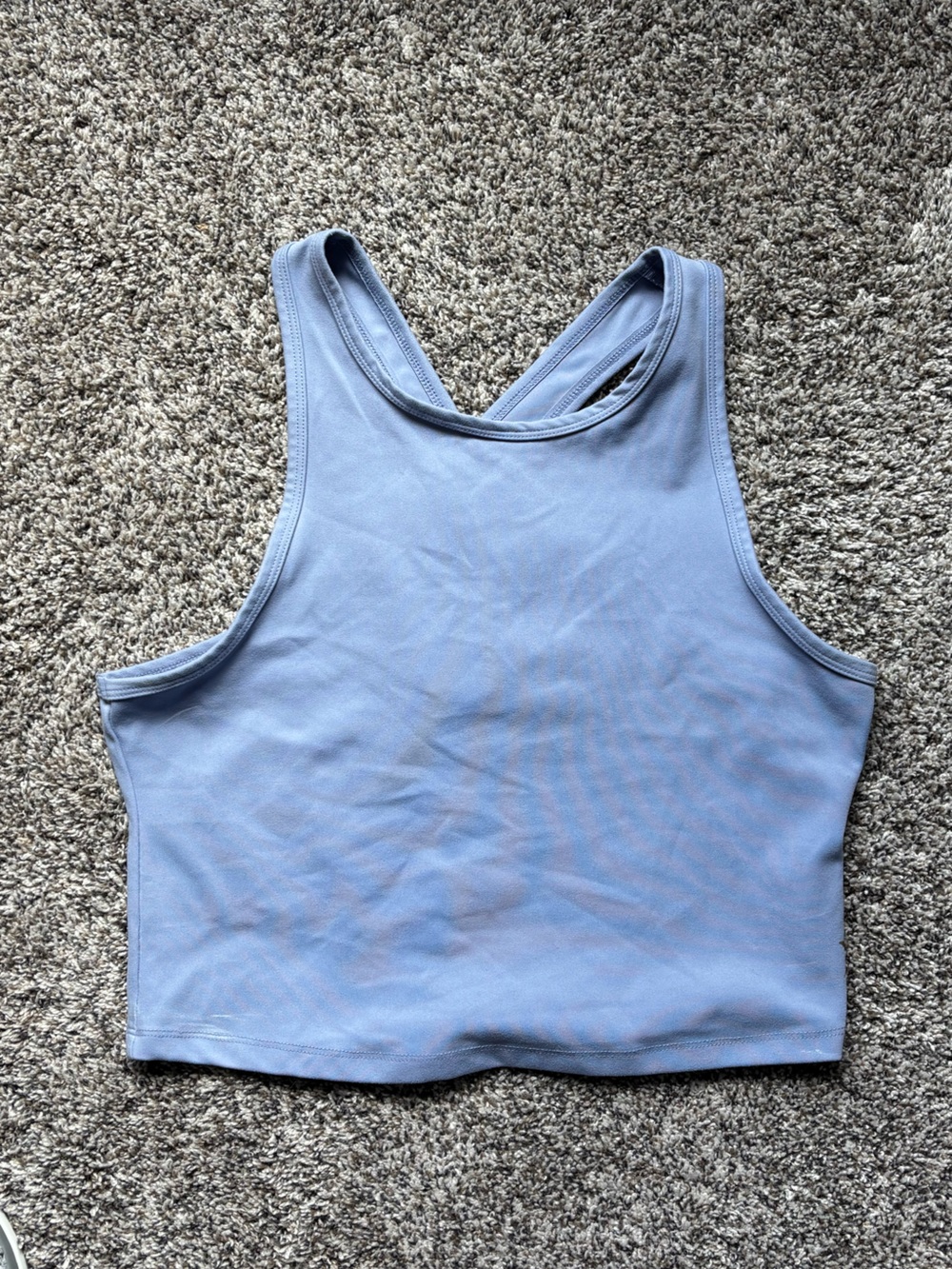 {Jessica Simpson} Periwinkle workout Tank Top women's size M